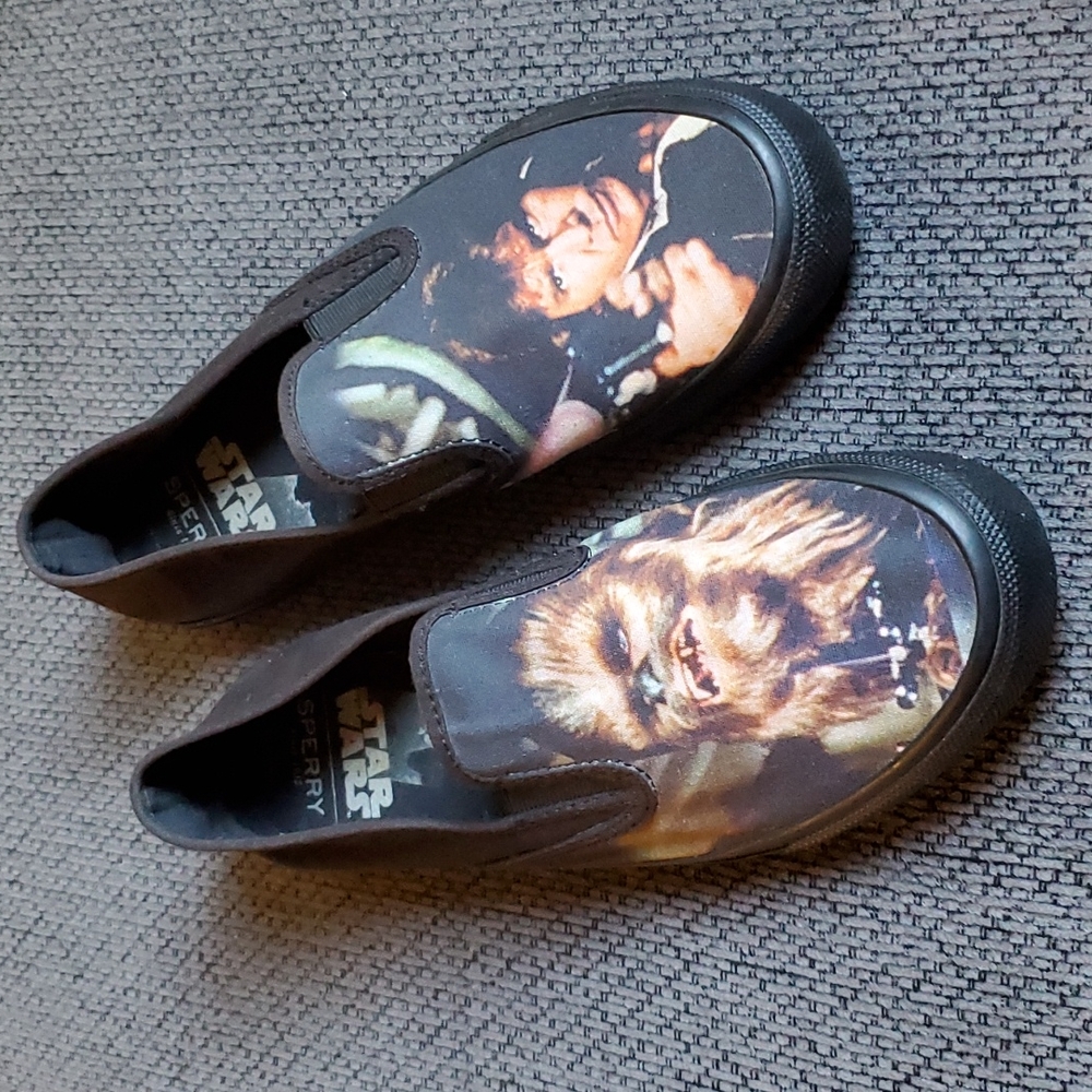 Star Wars Chewbacca Han Solo Sperry men's shoes size 9